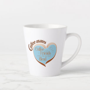 Caneca de latte para companheiros de café