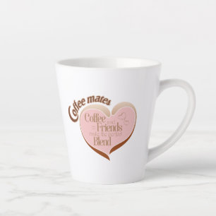 Caneca de latte para companheiros de café