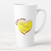 Caneca de latte para companheiros de café