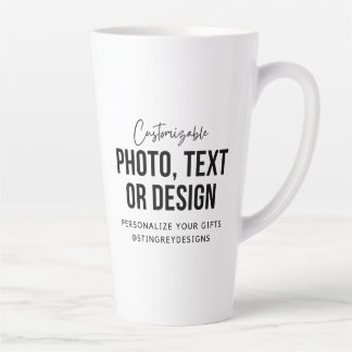Caneca de Latte Personalizada 17 oz | Xícara de Ca