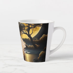 Caneca de Latte Se você gosta de beber café um lat