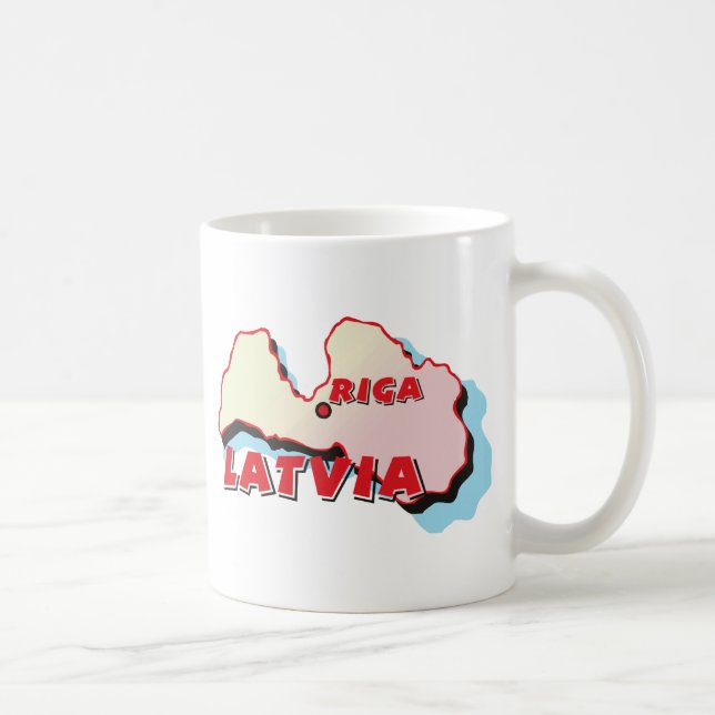 Caneca de Latvia (Direita)