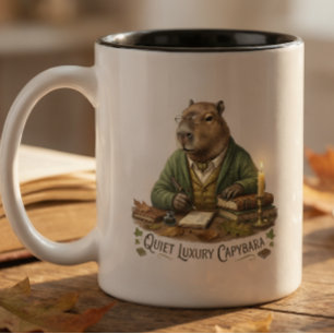 Caneca de Leitura Capivara – Xícara de Café Fofa p