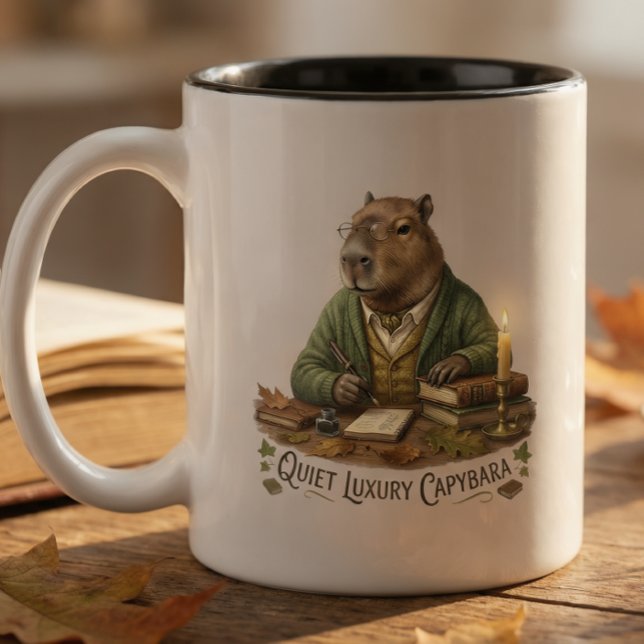 Caneca de Leitura Capivara – Xícara de Café Fofa p (Criador carregado)