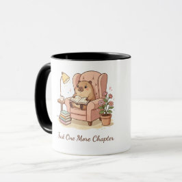 Caneca de Leitura de Capivara Fofa – Só Mais Um Ca