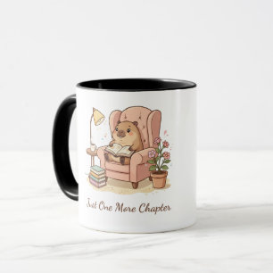 Caneca de Leitura de Capivara Fofa – Só Mais Um Ca