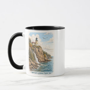 Caneca de Lembrança do Farol Split Rock, Duluth, M