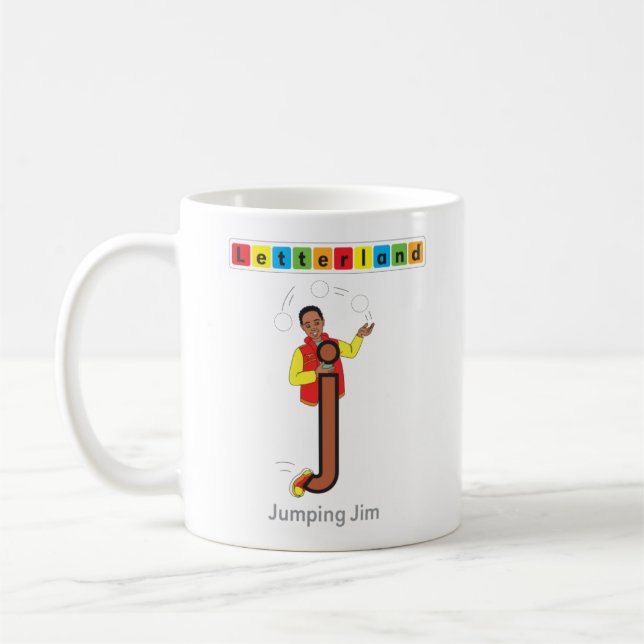 Caneca de Letterland | Jj (Esquerda)