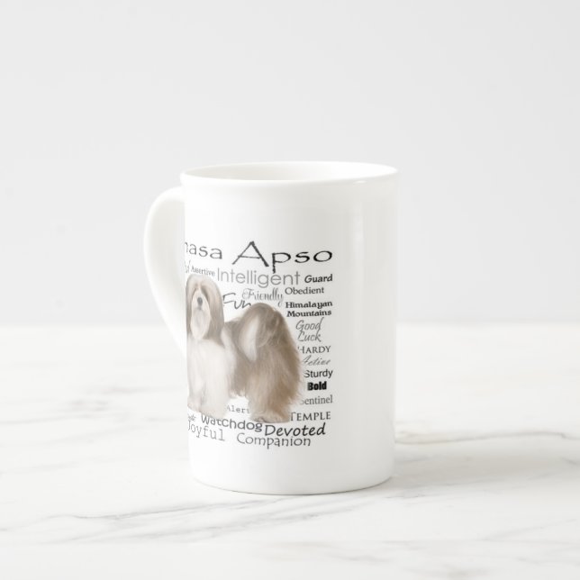 Caneca de Lhasa Apso (Frente Esquerda)