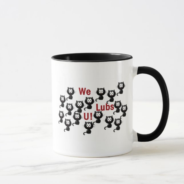 Caneca de Lubs do gatinho (Direita)
