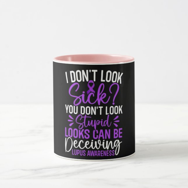 Caneca de Lupus, Presente de Dor de Doença Crônica (Centro)
