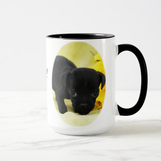 Caneca de Luv do filhote de cachorro (Direita)