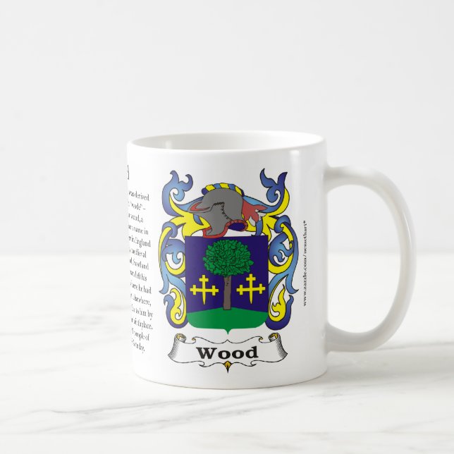Caneca de madeira da brasão da família (Direita)