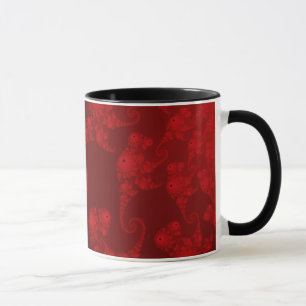 Caneca de Manada de Cavalos-Marinhos Vermelho-Prof
