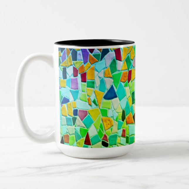 Caneca de mania mosaica (Esquerda)