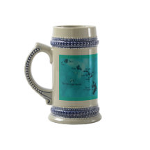 Caneca de mapa Turquoise Havaiana