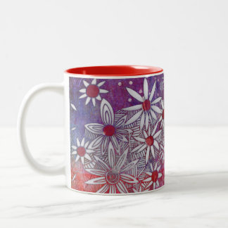 caneca de margarida