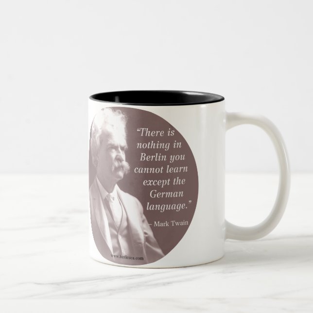Caneca de Mark Twain Berlim (Direita)