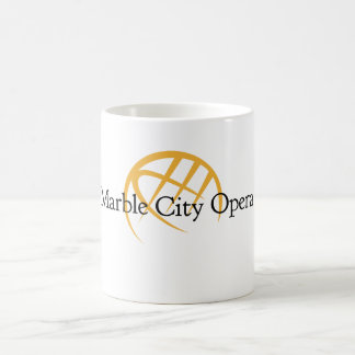 Caneca de mármore da ópera da cidade