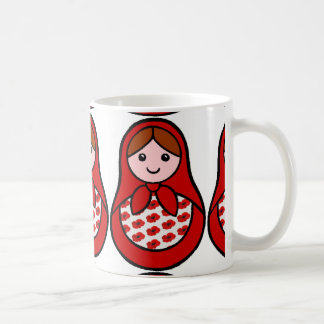 Caneca de Matryoshka da papoila