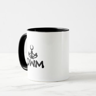 Caneca de Meditação com Mantra de Uma Palavra