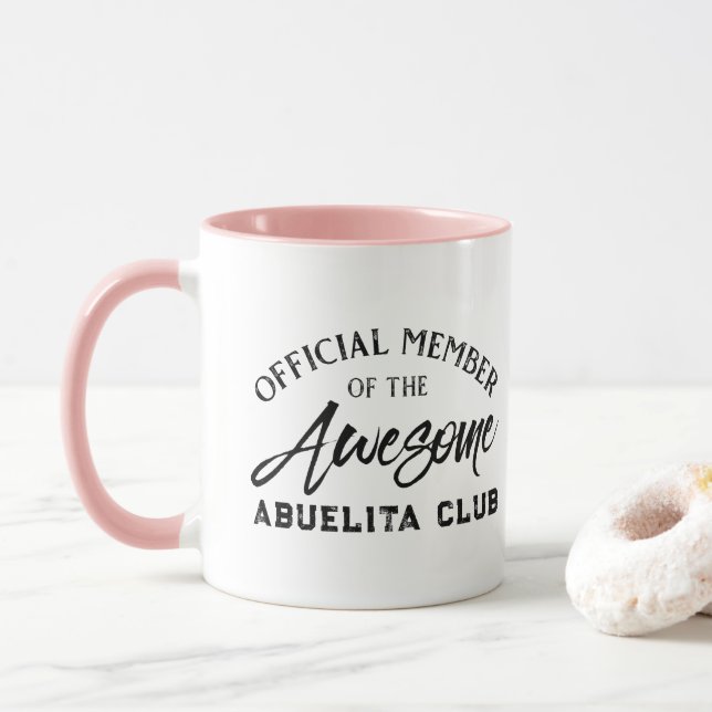 Caneca de Membro Oficial do Clube Abuelita (Com Donut)