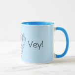 Caneca de Menorah Turquia<br><div class="desc">Oy Vey! - Caneca</div>