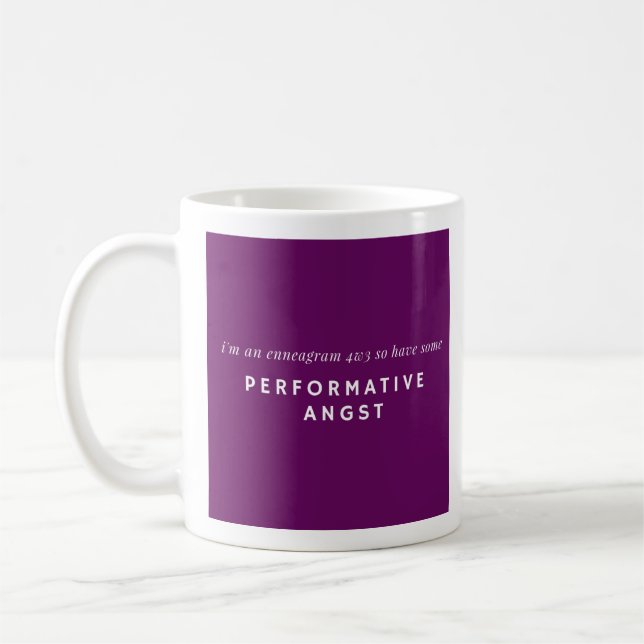 Caneca de Millenneagram 4w3 do *NEW* (Esquerda)
