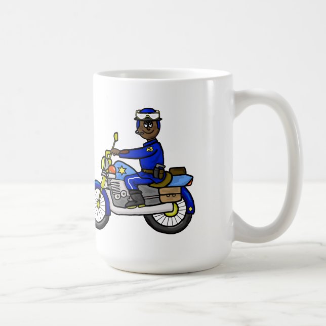 Caneca de motocicleta castanha ou escura (Direita)