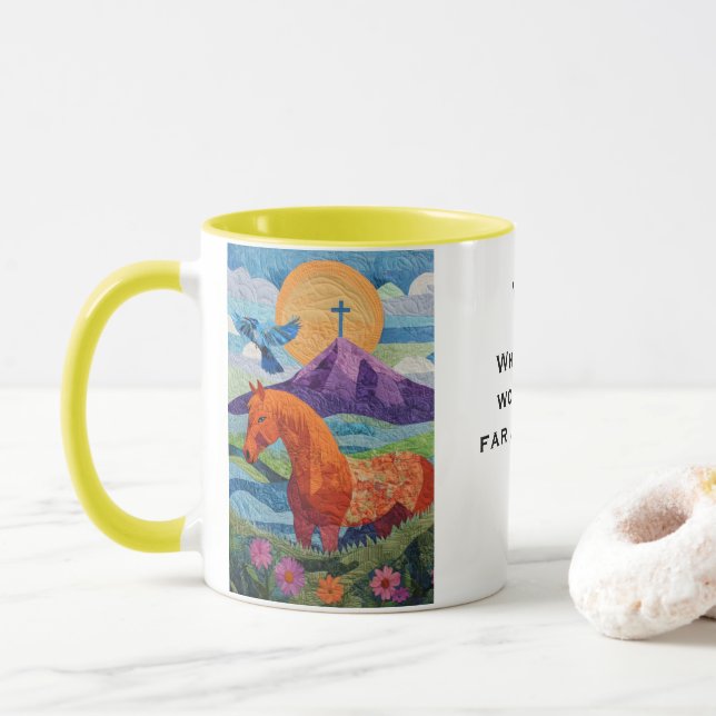 Caneca de Mulheres de Valor Quilt (Com Donut)
