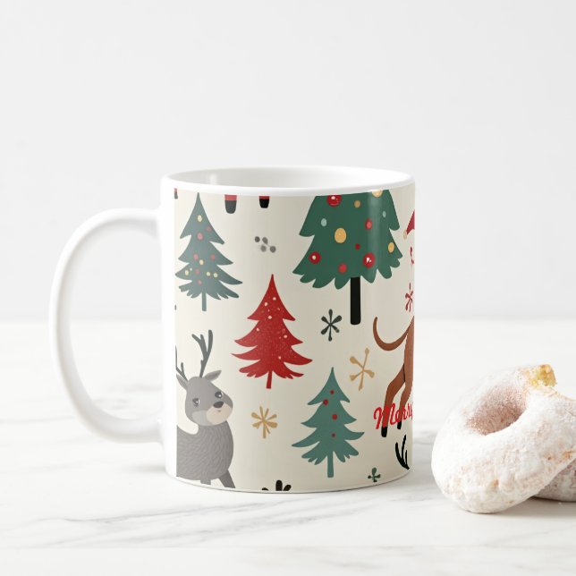 caneca de Natal (Com Donut)