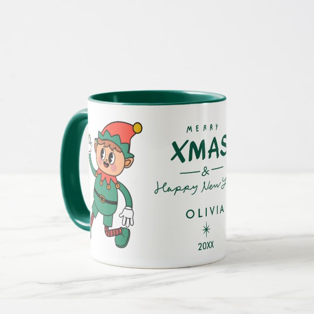Caneca de Natal (Frente Esquerda)