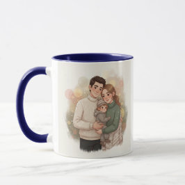 Caneca de Natal Aconchegante para Família – Férias