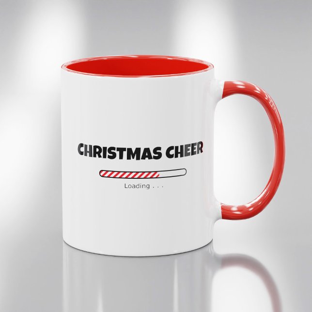 Caneca de Natal | Alegria Natalina Carregando (Criador carregado)