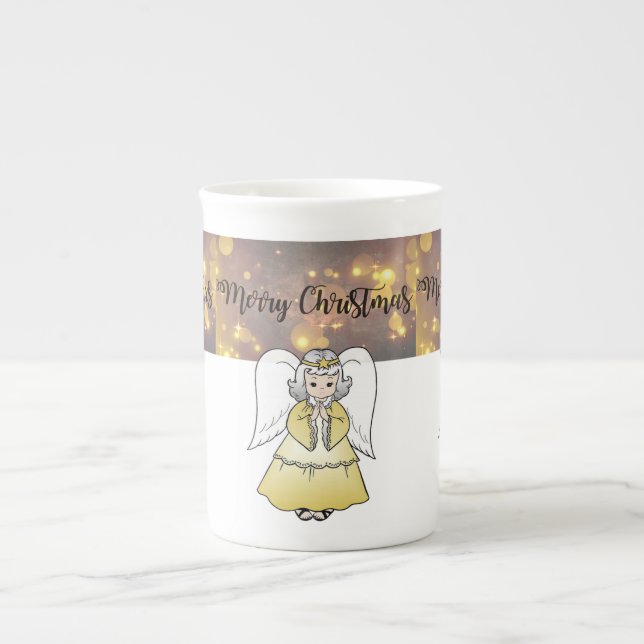 Caneca de Natal, Anjo de Natal, Feliz Natal (Frente)