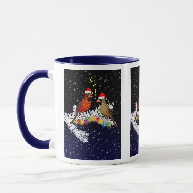 Caneca de Natal Cardinal (Esquerda)