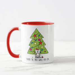 Caneca de Natal Cat