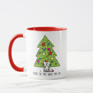 Caneca de Natal Cat