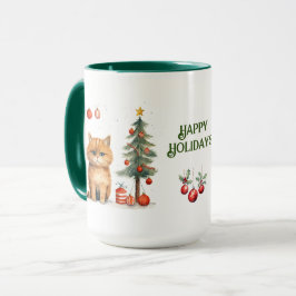 Caneca de Natal Cat