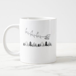 Caneca de Natal Cozy Lodge – Xícara de Cacau Quent