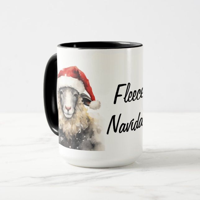 Caneca de Natal da Flece Navidad (Frente Esquerda)