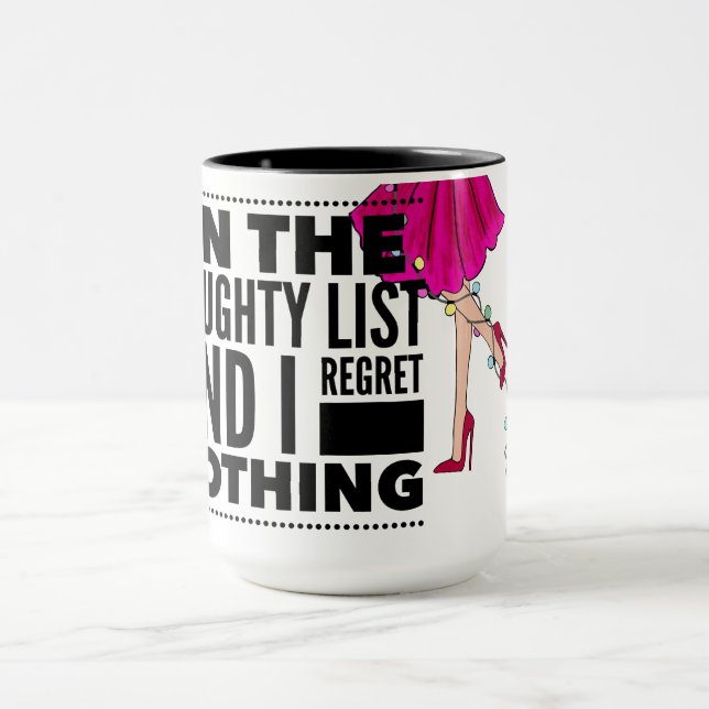 Caneca de Natal da Lista Travessa (Centro)