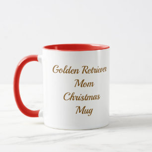 Caneca de Natal da Mamãe Golden Retriever 2026 Pre