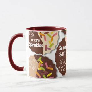 Caneca de Natal de Biscoito com Confeitos Personal