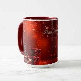 Caneca de Natal de Chocolate Doces Férias