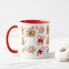 Caneca de Natal de Pão de Mel