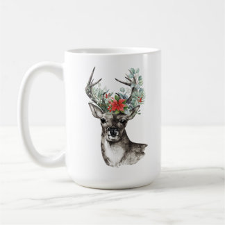 Caneca de Natal de Reindeer personalizada