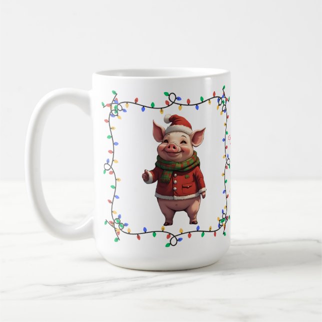 Caneca de Natal de Suíno (Esquerda)