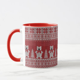 Caneca de Natal de Vaca Fofa