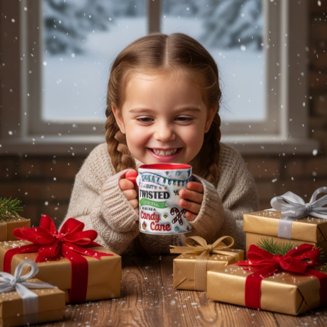 Caneca de Natal Divertida, Doce e Maluca (Criador carregado)